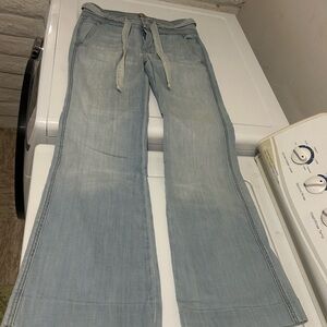 7 For All Mankind Light Blue Flare Jeans